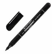 Маркер перманентный CENTROPEN 2846, ЧЕРНЫЙ, тонкий наконечник, 1 мм, 6 2846 9412
