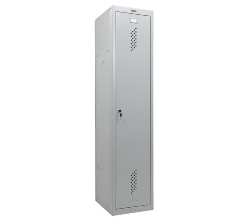 Шкаф металлический для одежды BRABIX "LK 11-40", УСИЛЕННЫЙ, 1 секция, 1830х400х500 мм, 20 кг, 291130, S230BR403102