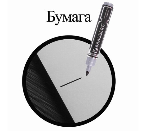 Маркер перманентный BRAUBERG "Neo", ЧЕРНЫЙ, круглый наконечник 5 мм, с клипом, 150480 Маркер перманентный BRAUBERG "Neo", ЧЕРНЫЙ, круглый наконечник 5 мм, с клипом, 150480