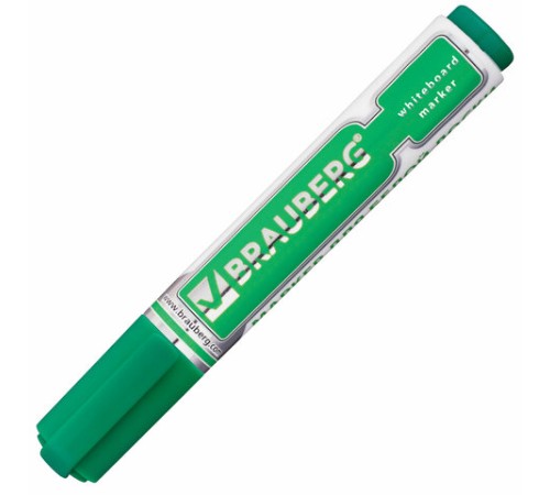 Маркер стираемый для белой доски ЗЕЛЕНЫЙ, BRAUBERG "Neo", 5 мм, с клипом, 150490 Маркер стираемый для белой доски ЗЕЛЕНЫЙ, BRAUBERG "Neo", 5 мм, с клипом, 150490