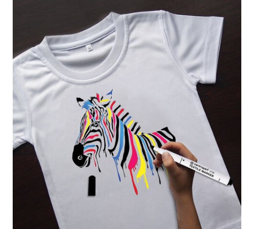 Маркеры для ткани 6 ЦВЕТОВ CENTROPEN "Textile Marker", круглый наконечник, 1,8 мм, 2739/6, 5 2739 0610