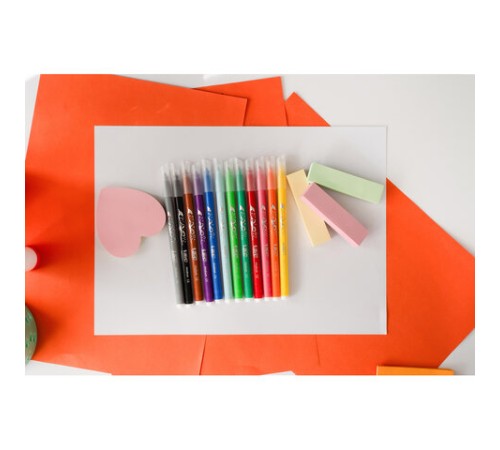 Фломастеры BIC "Kid Couleur", 12 цветов, суперсмываемые, вентилируемый колпачок, европодвес, 9202932 Фломастеры BIC "Kid Couleur", 12 цветов, суперсмываемые, вентилируемый колпачок, европодвес, 9202932