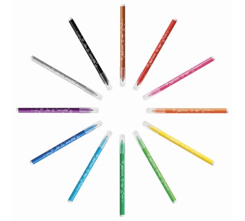 Фломастеры BIC "Kid Couleur", 12 цветов, суперсмываемые, вентилируемый колпачок, европодвес, 9202932 Фломастеры BIC "Kid Couleur", 12 цветов, суперсмываемые, вентилируемый колпачок, европодвес, 9202932
