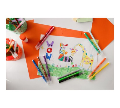 Фломастеры BIC "Kid Couleur", 12 цветов, суперсмываемые, вентилируемый колпачок, европодвес, 9202932 Фломастеры BIC "Kid Couleur", 12 цветов, суперсмываемые, вентилируемый колпачок, европодвес, 9202932