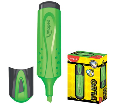 Текстовыделитель MAPED (Франция) "Fluo Pep's Classic", ЗЕЛЕНЫЙ, линия 1-5 мм, 742533 Текстовыделитель MAPED (Франция) "Fluo Pep's Classic", ЗЕЛЕНЫЙ, линия 1-5 мм, 742533