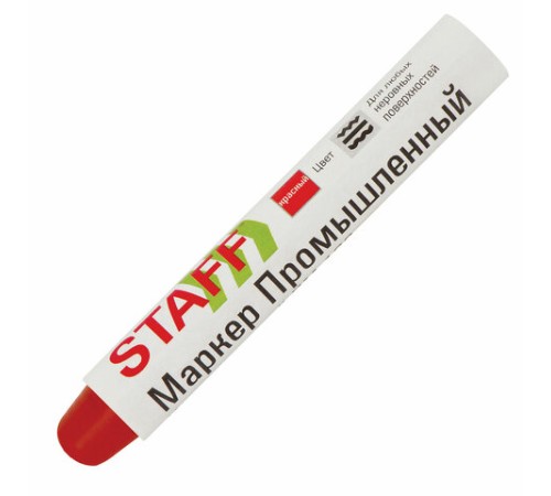 Маркер для промышленной маркировки STAFF ПМ-100 твердый, КРАСНЫЙ, -20 до +40С, 150814 Маркер для промышленной маркировки STAFF ПМ-100 твердый, КРАСНЫЙ, -20 до +40С, 150814