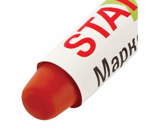 Маркер для промышленной маркировки STAFF ПМ-100 твердый, КРАСНЫЙ, -20 до +40С, 150814 Маркер для промышленной маркировки STAFF ПМ-100 твердый, КРАСНЫЙ, -20 до +40С, 150814