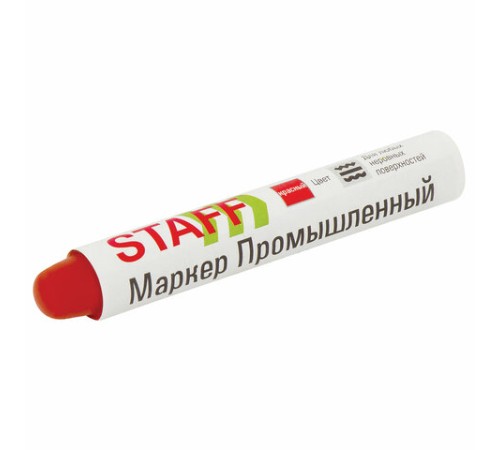 Маркер для промышленной маркировки STAFF ПМ-100 твердый, КРАСНЫЙ, -20 до +40С, 150814 Маркер для промышленной маркировки STAFF ПМ-100 твердый, КРАСНЫЙ, -20 до +40С, 150814