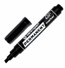 Маркер перманентный CENTROPEN 8576, ЧЕРНЫЙ, скошенный наконечник, 1-4,6 мм, 5 8576 0112