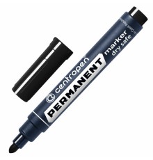 Маркер перманентный CENTROPEN 8510, ЧЕРНЫЙ, круглый наконечник, 2,5 мм, 8510, 5 8510 0112