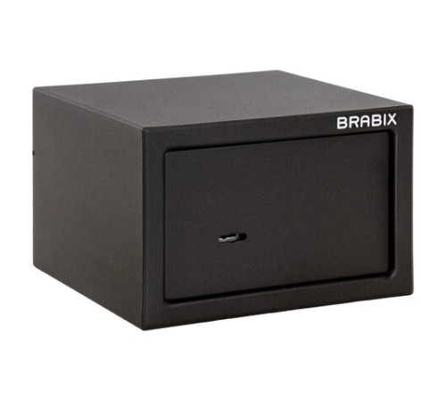 Сейф мебельный BRABIX "SF-170KL", 170х260х230 мм, ключевой замок, черный, 291142, S103BR210514 Сейф мебельный BRABIX "SF-170KL", 170х260х230 мм, ключевой замок, черный, 291142, S103BR210514