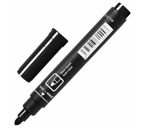 Маркер для бумажного флипчарта ЧЕРНЫЙ CENTROPEN, НЕПРОПИТЫВАЮЩИЙ, 2,5 мм, 8550, 5 8550 0112 Маркер для бумажного флипчарта ЧЕРНЫЙ CENTROPEN, НЕПРОПИТЫВАЮЩИЙ, 2,5 мм, 8550, 5 8550 0112