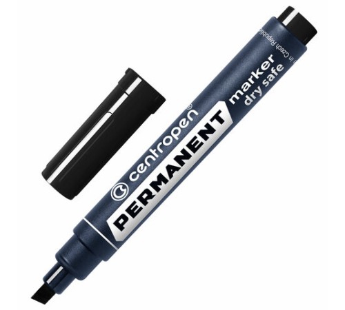 Маркер перманентный CENTROPEN 8516, ЧЕРНЫЙ, скошенный наконечник, 2-5 мм, 5 8516 0112 Маркер перманентный CENTROPEN 8516, ЧЕРНЫЙ, скошенный наконечник, 2-5 мм, 5 8516 0112