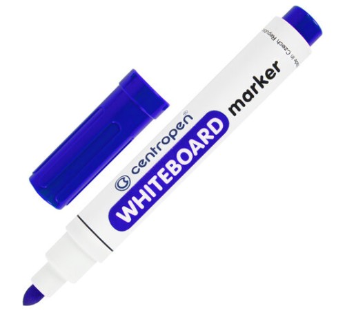 Маркер стираемый для белой доски СИНИЙ, CENTROPEN "Dry-Wipe", 2,5 мм, 8559, 5 8559 0117 Маркер стираемый для белой доски СИНИЙ, CENTROPEN "Dry-Wipe", 2,5 мм, 8559, 5 8559 0117