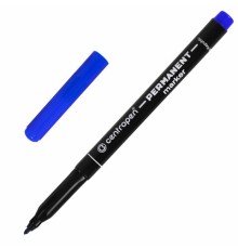 Маркер перманентный CENTROPEN 2536, СИНИЙ, тонкий наконечник, 1 мм, трехгранная зона захвата, 6 2536 0106
