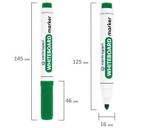 Маркер стираемый для белой доски ЗЕЛЕНЫЙ, CENTROPEN "Dry-Wipe", 2,5 мм, 8559, 5 8559 0110 Маркер стираемый для белой доски ЗЕЛЕНЫЙ, CENTROPEN "Dry-Wipe", 2,5 мм, 8559, 5 8559 0110