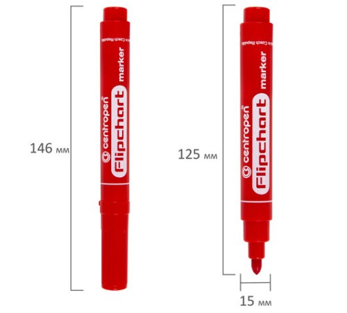 Маркеры для бумажного флипчарта CENTROPEN, НАБОР 4 ЦВЕТА, НЕПРОПИТЫВАЮЩИЕ, 2,5 мм, 8550/4, 5 8550 0402 Маркеры для бумажного флипчарта CENTROPEN, НАБОР 4 ЦВЕТА, НЕПРОПИТЫВАЮЩИЕ, 2,5 мм, 8550/4, 5 8550 0402