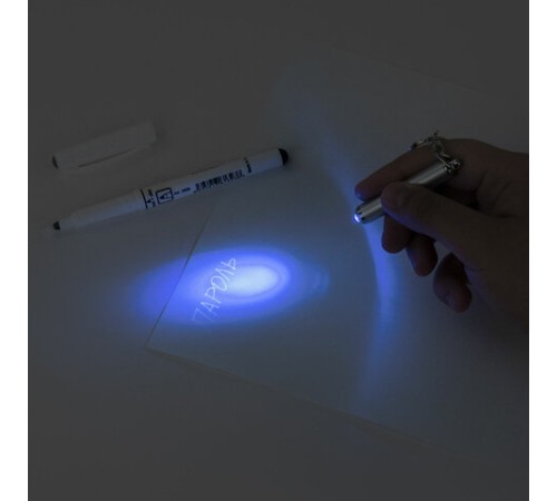 Маркер перманентный ультрафиолетовый CENTROPEN "Security UV", фонарик, 0,6-1 мм, 2699, 6 2699 0201