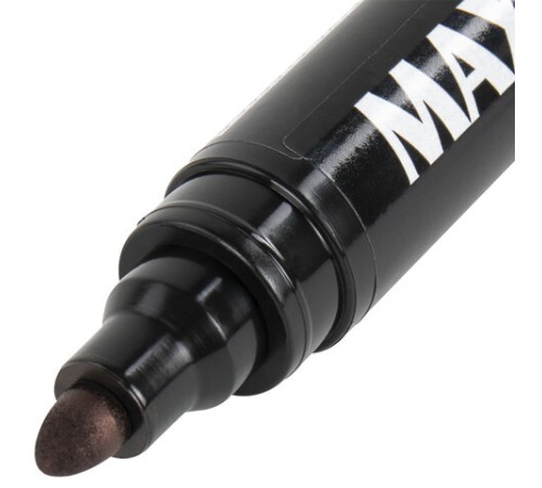 Маркер перманентный универсальный ЧЕРНЫЙ CENTROPEN "Maxi Marker", 2-4 мм, 8936, 5 8936 0112