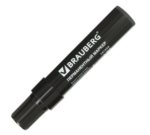 Маркер перманентный BRAUBERG "JUMBO", ЧЕРНЫЙ, ШИРОКАЯ ЛИНИЯ ПИСЬМА, скошенный наконечник, 3-10 мм, 151224 Маркер перманентный BRAUBERG "JUMBO", ЧЕРНЫЙ, ШИРОКАЯ ЛИНИЯ ПИСЬМА, скошенный наконечник, 3-10 мм, 151224