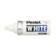 Маркер-краска лаковый PENTEL (Япония) WHITE, 6,5 мм, БЕЛЫЙ, алюминиевый корпус, длина письма 1200 м, X100W