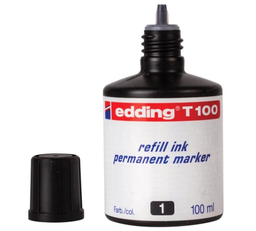 Чернила универсальные EDDING 100, 100 мл, черные, E-T100/1