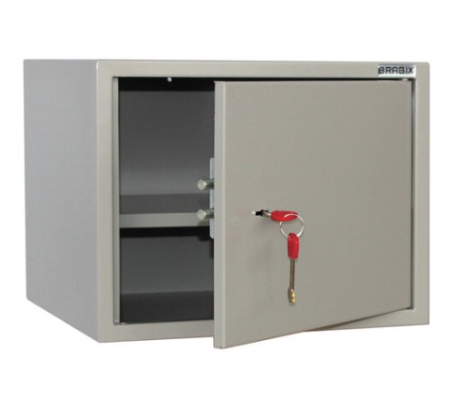Шкаф металлический для документов BRABIX "KBS-02", 320х420х350 мм, 9,6 кг, сварной, 291151 Шкаф металлический для документов BRABIX "KBS-02", 320х420х350 мм, 9,6 кг, сварной, 291151