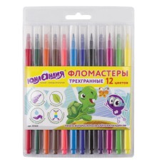 Фломастеры ЮНЛАНДИЯ 12 цветов, 