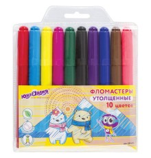 Фломастеры ЮНЛАНДИЯ 10 цветов, 