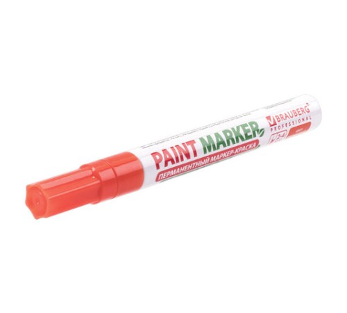 Маркер-краска лаковый (paint marker) 4 мм, ОРАНЖЕВЫЙ, БЕЗ КСИЛОЛА (без запаха), алюминий, BRAUBERG PROFESSIONAL, 151437 Маркер-краска лаковый (paint marker) 4 мм, ОРАНЖЕВЫЙ, БЕЗ КСИЛОЛА (без запаха), алюминий, BRAUBERG PROFESSIONAL, 151437