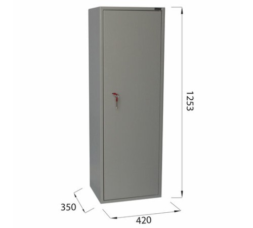 Шкаф металлический для документов BRABIX "KBS-021Т", 1253х420х350 мм, 26 кг, трейзер, сварной, 291154 Шкаф металлический для документов BRABIX "KBS-021Т", 1253х420х350 мм, 26 кг, трейзер, сварной, 291154