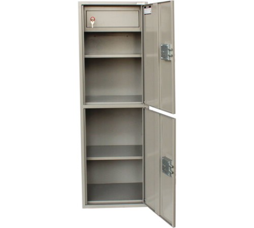 Шкаф металлический для документов BRABIX "KBS-023Т", 1253х420х350 мм, 27,5 кг, 2 отделения, сварной, 291155 Шкаф металлический для документов BRABIX "KBS-023Т", 1253х420х350 мм, 27,5 кг, 2 отделения, сварной, 291155