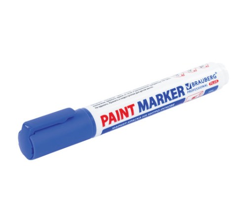 Маркер-краска лаковый (paint marker) 6 мм, СИНИЙ, НИТРО-ОСНОВА, BRAUBERG PROFESSIONAL PLUS EXTRA, 151453 Маркер-краска лаковый (paint marker) 6 мм, СИНИЙ, НИТРО-ОСНОВА, BRAUBERG PROFESSIONAL PLUS EXTRA, 151453