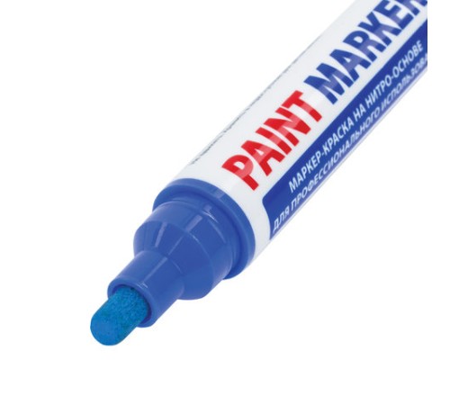 Маркер-краска лаковый (paint marker) 6 мм, СИНИЙ, НИТРО-ОСНОВА, BRAUBERG PROFESSIONAL PLUS EXTRA, 151453 Маркер-краска лаковый (paint marker) 6 мм, СИНИЙ, НИТРО-ОСНОВА, BRAUBERG PROFESSIONAL PLUS EXTRA, 151453