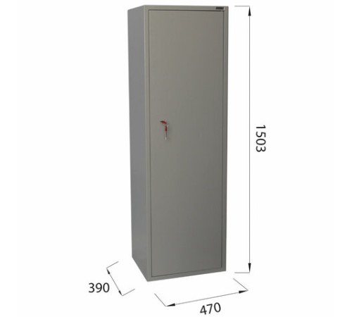 Шкаф металлический для документов BRABIX "KBS-031Т", 1503х470х390 мм, 35 кг, трейзер, сварной, 291156 Шкаф металлический для документов BRABIX "KBS-031Т", 1503х470х390 мм, 35 кг, трейзер, сварной, 291156