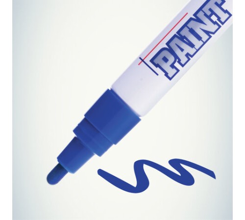 Маркер-краска лаковый (paint marker) MUNHWA, 4 мм, СИНИЙ, нитро-основа, алюминиевый корпус, PM-02 Маркер-краска лаковый (paint marker) MUNHWA, 4 мм, СИНИЙ, нитро-основа, алюминиевый корпус, PM-02