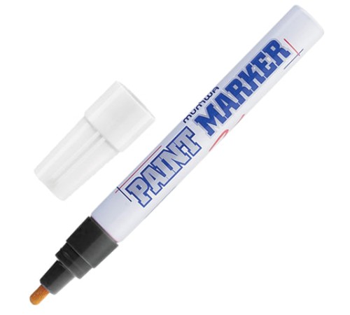 Маркер-краска лаковый (paint marker) MUNHWA, 4 мм, ЧЕРНЫЙ, нитро-основа, алюминиевый корпус, PM-01 Маркер-краска лаковый (paint marker) MUNHWA, 4 мм, ЧЕРНЫЙ, нитро-основа, алюминиевый корпус, PM-01
