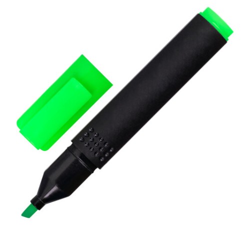 Текстовыделитель STAFF College "STICK HL-497", ЗЕЛЕНЫЙ, 1-4 мм, 151498