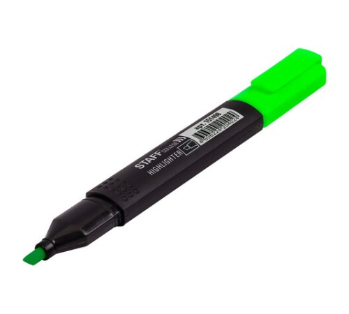 Текстовыделитель STAFF College "STICK HL-497", ЗЕЛЕНЫЙ, 1-4 мм, 151498