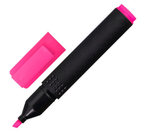 Текстовыделитель STAFF College "STICK HL-497", РОЗОВЫЙ, 1-4 мм, 151499