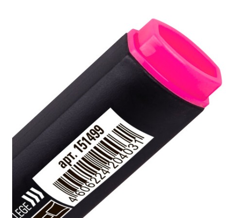 Текстовыделитель STAFF College "STICK HL-497", РОЗОВЫЙ, 1-4 мм, 151499