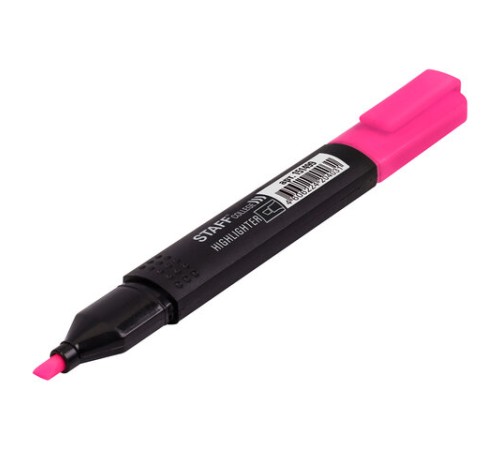 Текстовыделитель STAFF College "STICK HL-497", РОЗОВЫЙ, 1-4 мм, 151499