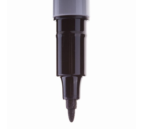 Маркер перманентный CROWN "Multi Marker Super Slim", ЧЕРНЫЙ, тонкий, 1 мм, P-505F