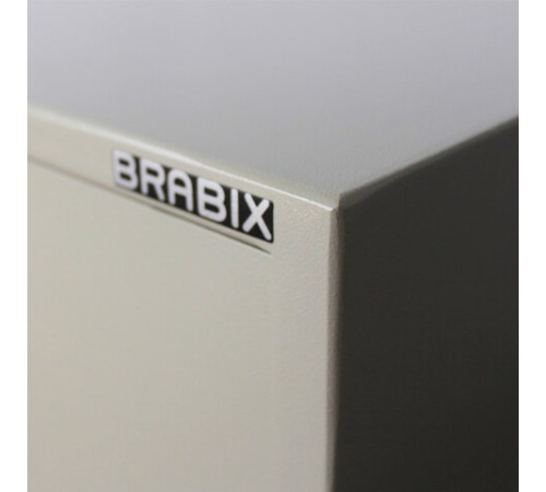Сейф мебельный BRABIX "D-24m", 240х310х260 мм, 7 кг, ключевой замок, крепление к стене, 291162