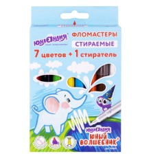 Фломастеры стираемые ЮНЛАНДИЯ 