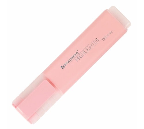 Текстовыделитель BRAUBERG "ORIGINAL PASTEL", ПАСТЕЛЬНЫЙ РОЗОВЫЙ, линия 1-5 мм, 151693 Текстовыделитель BRAUBERG "ORIGINAL PASTEL", ПАСТЕЛЬНЫЙ РОЗОВЫЙ, линия 1-5 мм, 151693