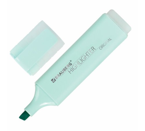 Текстовыделитель BRAUBERG "ORIGINAL PASTEL", БИРЮЗОВЫЙ, линия 1-5 мм, 151694 Текстовыделитель BRAUBERG "ORIGINAL PASTEL", БИРЮЗОВЫЙ, линия 1-5 мм, 151694