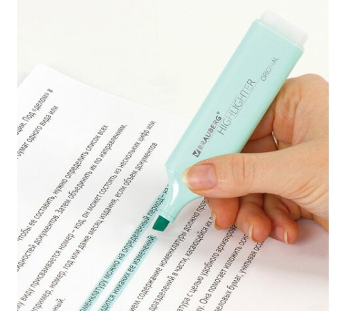 Текстовыделитель BRAUBERG "ORIGINAL PASTEL", БИРЮЗОВЫЙ, линия 1-5 мм, 151694 Текстовыделитель BRAUBERG "ORIGINAL PASTEL", БИРЮЗОВЫЙ, линия 1-5 мм, 151694