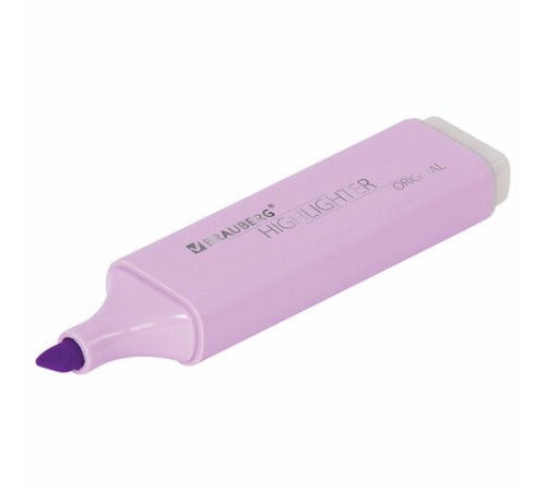 Текстовыделитель BRAUBERG "ORIGINAL PASTEL", ЛАВАНДОВЫЙ, линия 1-5 мм, 151695 Текстовыделитель BRAUBERG "ORIGINAL PASTEL", ЛАВАНДОВЫЙ, линия 1-5 мм, 151695