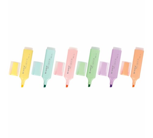 Набор текстовыделителей 6 ЦВЕТОВ, BRAUBERG "ORIGINAL PASTEL", линия письма 1-5 мм, 151698 Набор текстовыделителей 6 ЦВЕТОВ, BRAUBERG "ORIGINAL PASTEL", линия письма 1-5 мм, 151698